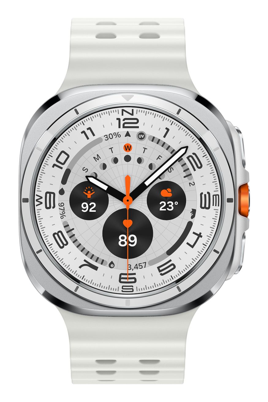 Samsung Galaxy Watch Ultra 3,81 Cm (1.5") Amoled 47 Mm Numérique 480 X 480 Pixels Écran Tactile 4g Blanc Wifi Gps (satel