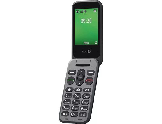 Téléphone Portable Basique Doro Leva E20 2,8” 4g Nano Sim Graphite