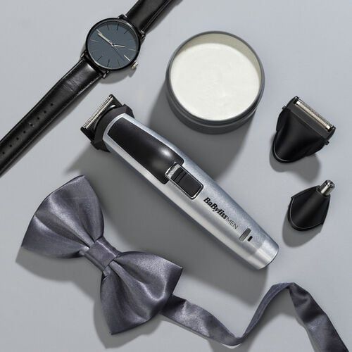 Tondeuse Multifonction 8 En 1 Titanium Sans Fil - 60min Autonomie