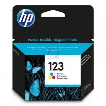 Product Image for Cartouche d'encre HP 123 - Couleur (cyan, magenta, jaune) - Original - Pour Deskjet 2130, 26XX, 3630, 37XX, Envy 4523, 50XX, Officejet 3835, 46XX, 52XX.