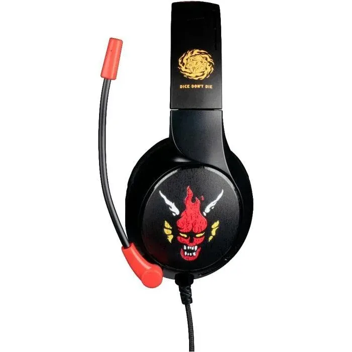 Casque Gaming Circum-aural - Filaire - Stranger Things - Pc, Ps5, Switch 2 Et Xbox - Microphone - Câble 1,5 M
