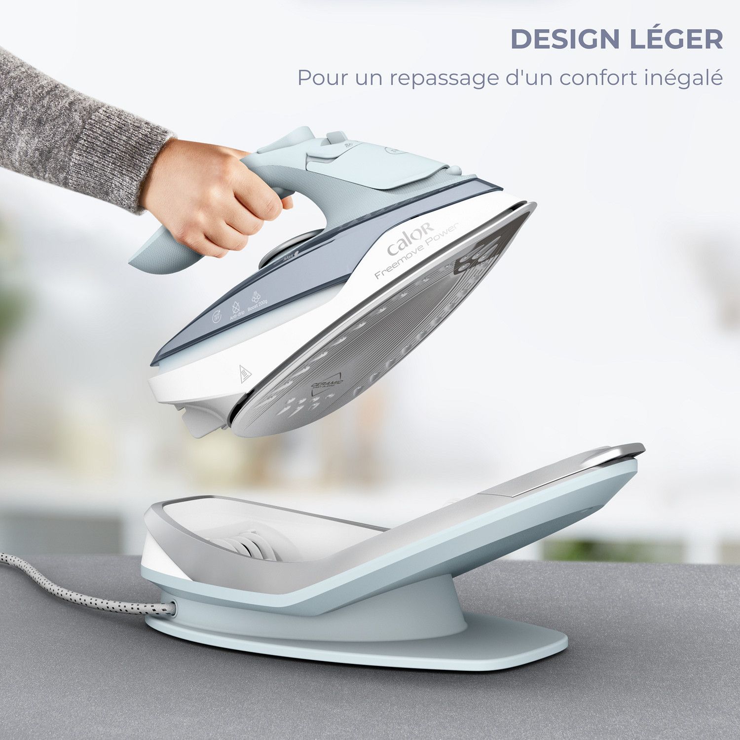 Fer à repasser Vapeur sans fil FV6640C0 CALOR