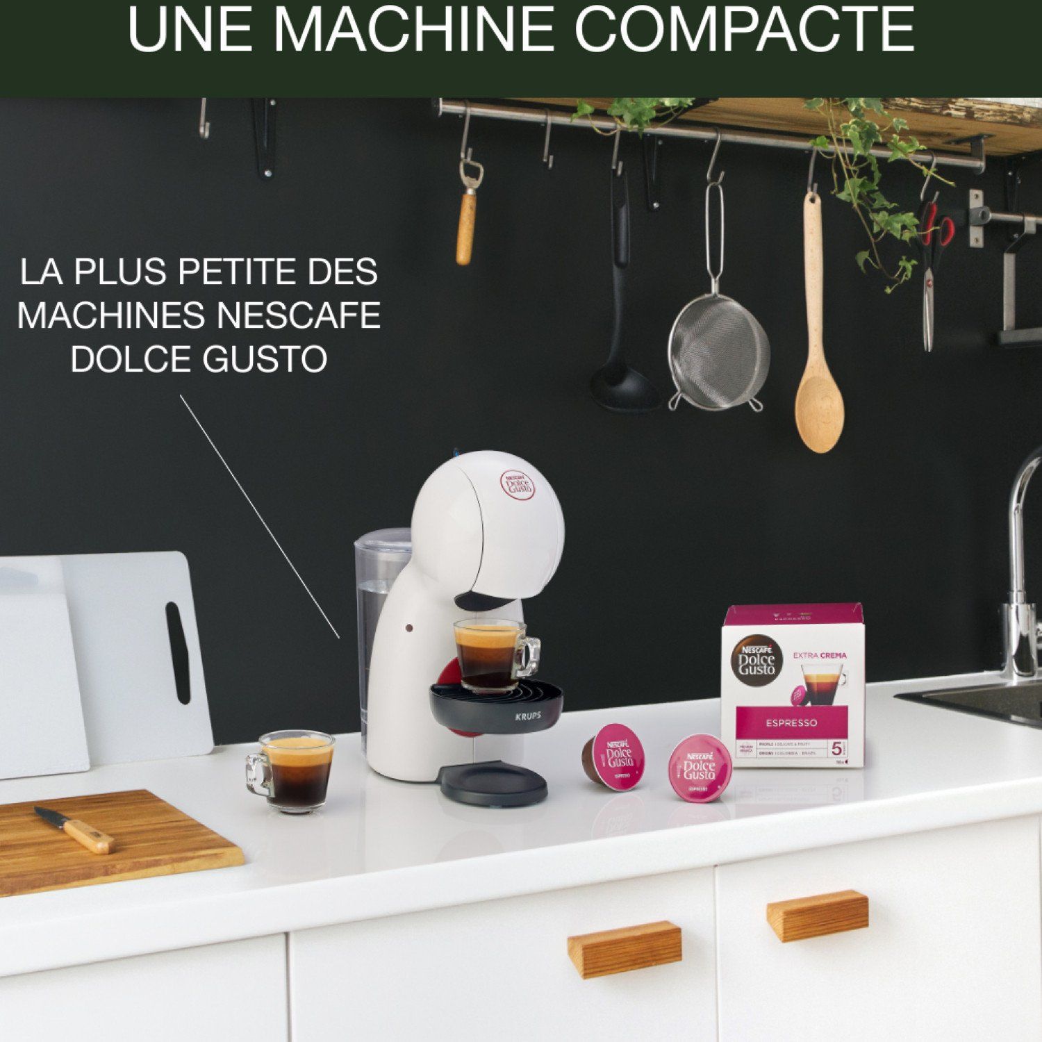 Cafetière à capsule Dolce Gusto Blanc YY5218FD KRUPS