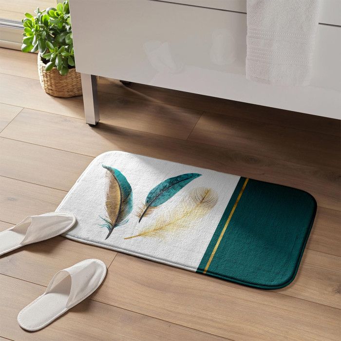 Tapis De Bain "plumiss" 45x75cm Multicolore