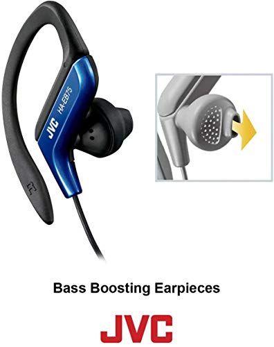 Jvc Ha-eb75 Casques Avec Fil Crochets Auriculaires, Ecouteurs Musique Noir