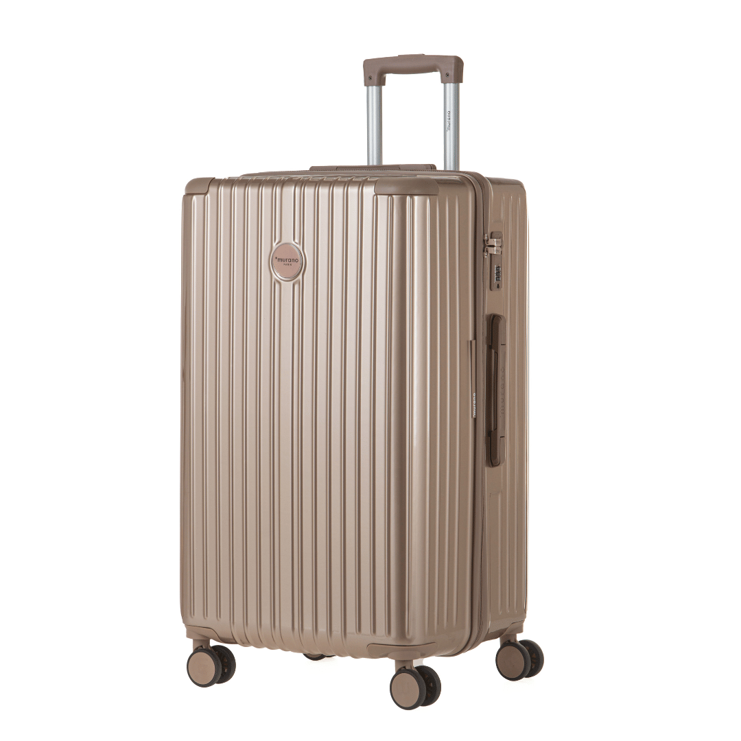 Valise Grande Rigide 76 Cm (bagage L) Rio Trunk Champagne