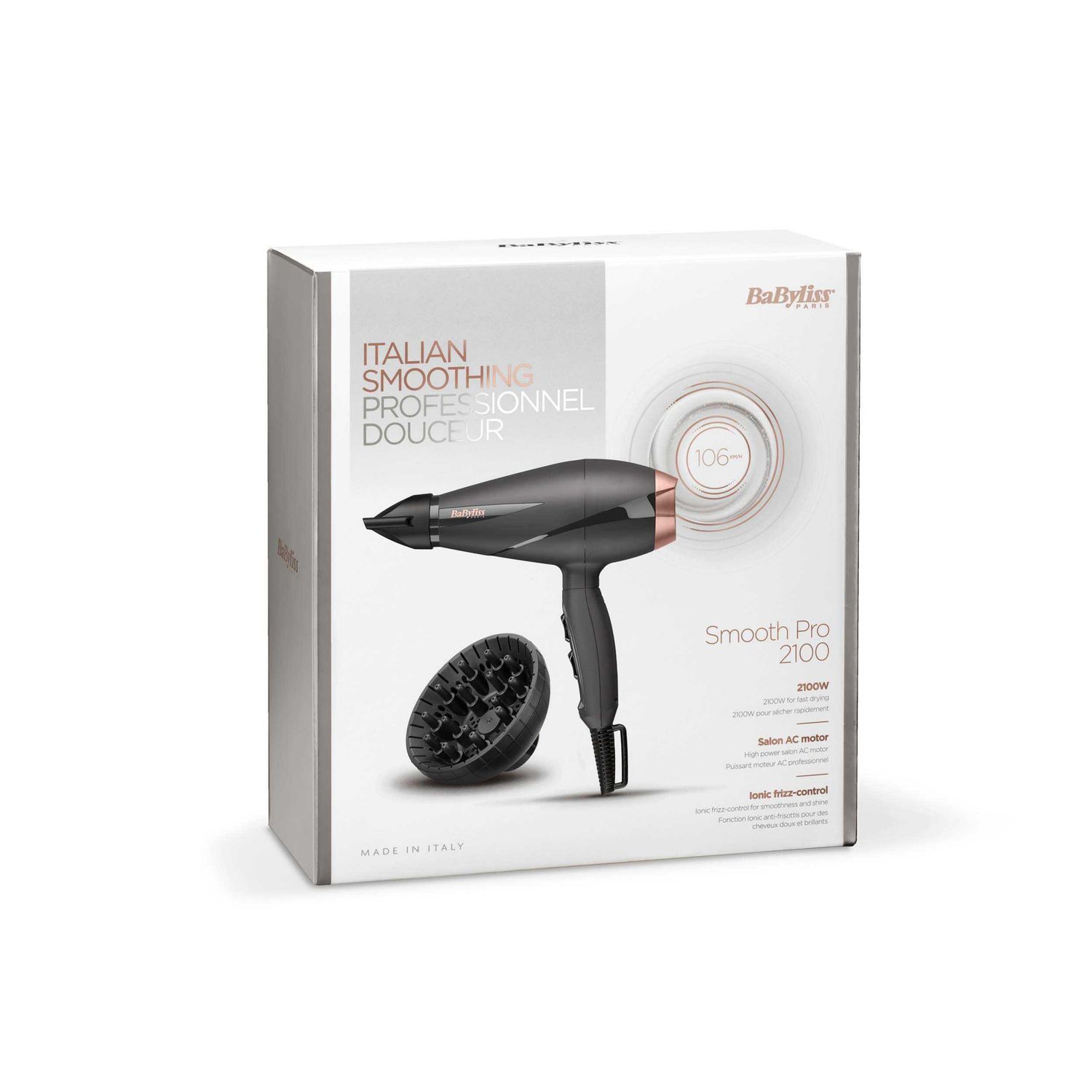 Sèche-cheveux smooth pro BABYLISS