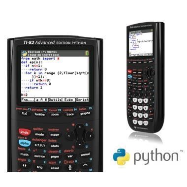 Calculatrice  Ti-82 Ad Edition Python - Noir