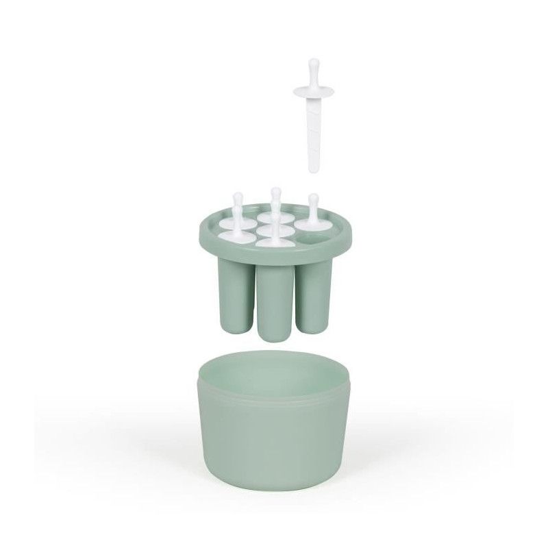 Sorbetiere - Livoo - Dom461 - 12w - 1l - Cuve Aluminium - Pâle De Mélange, Moule Pour 7 Glaces, 7 Bâtonnets Inclus