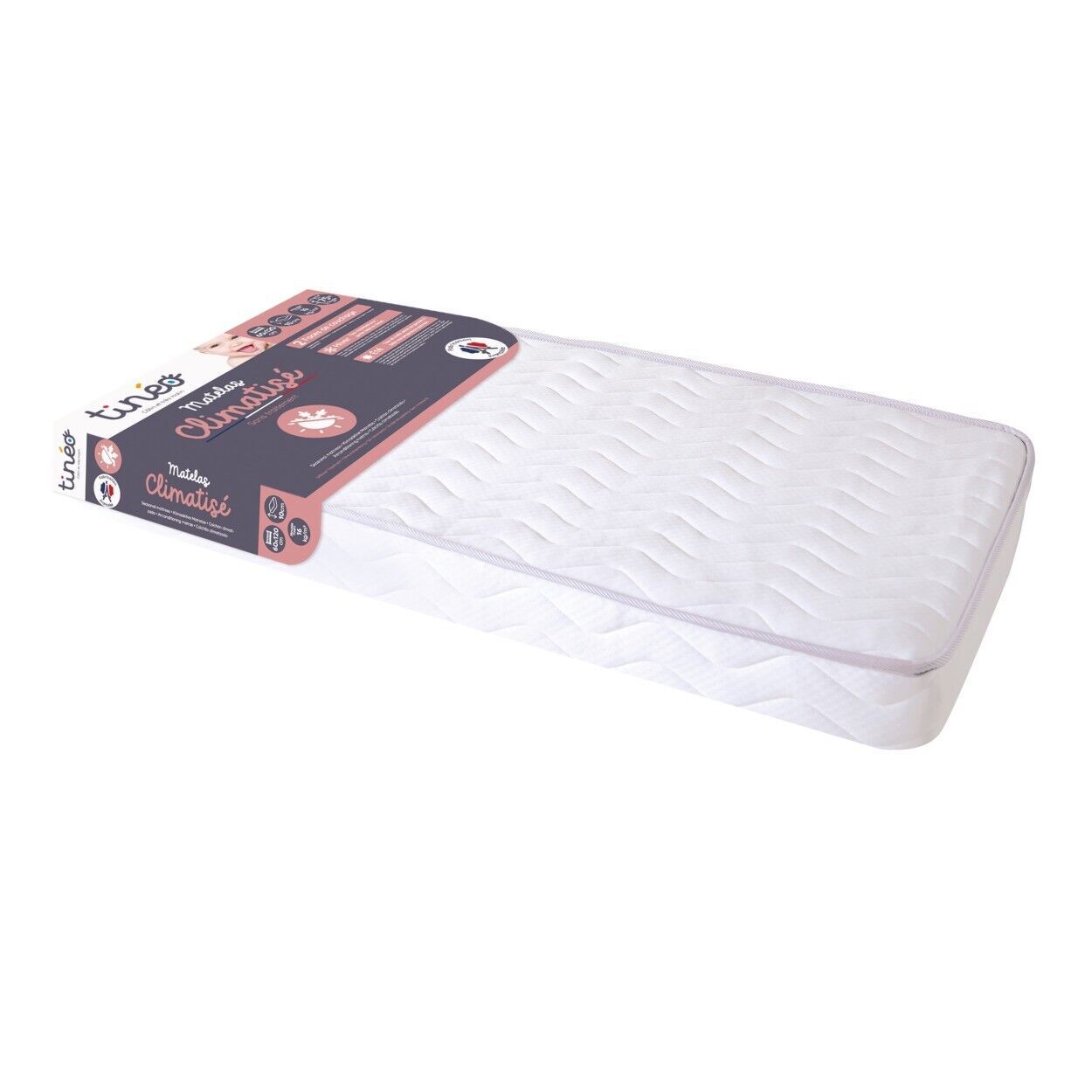 Tineo Matelas Climatisé 60x120x10