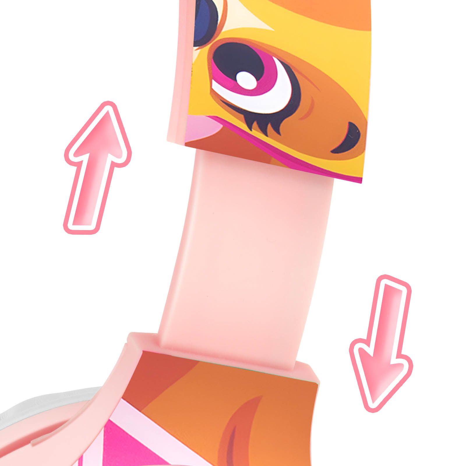 Casque Bluetooth Enfant Motif Stella Pat Patrouille Autonomie 20h Rose Forever