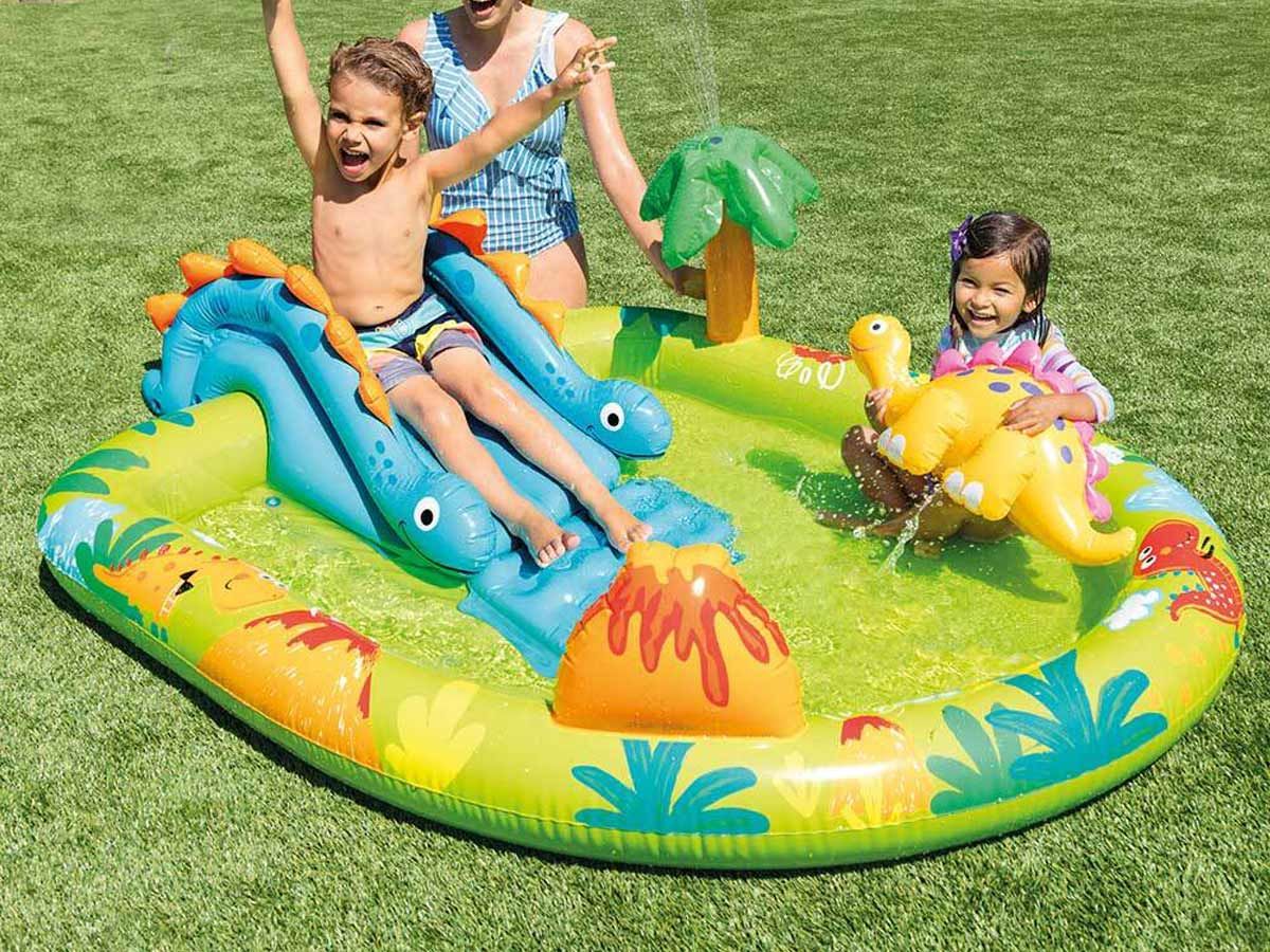 Piscine Gonflable Intex 57166np Vinyl Oval 1.52x1.91m H58cm
