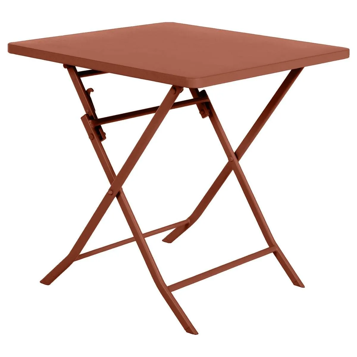 Product Image for Table De Jardin Pliante Carrée Greensboro Ambre 2 Places En Acier Traité Époxy - Hespéride