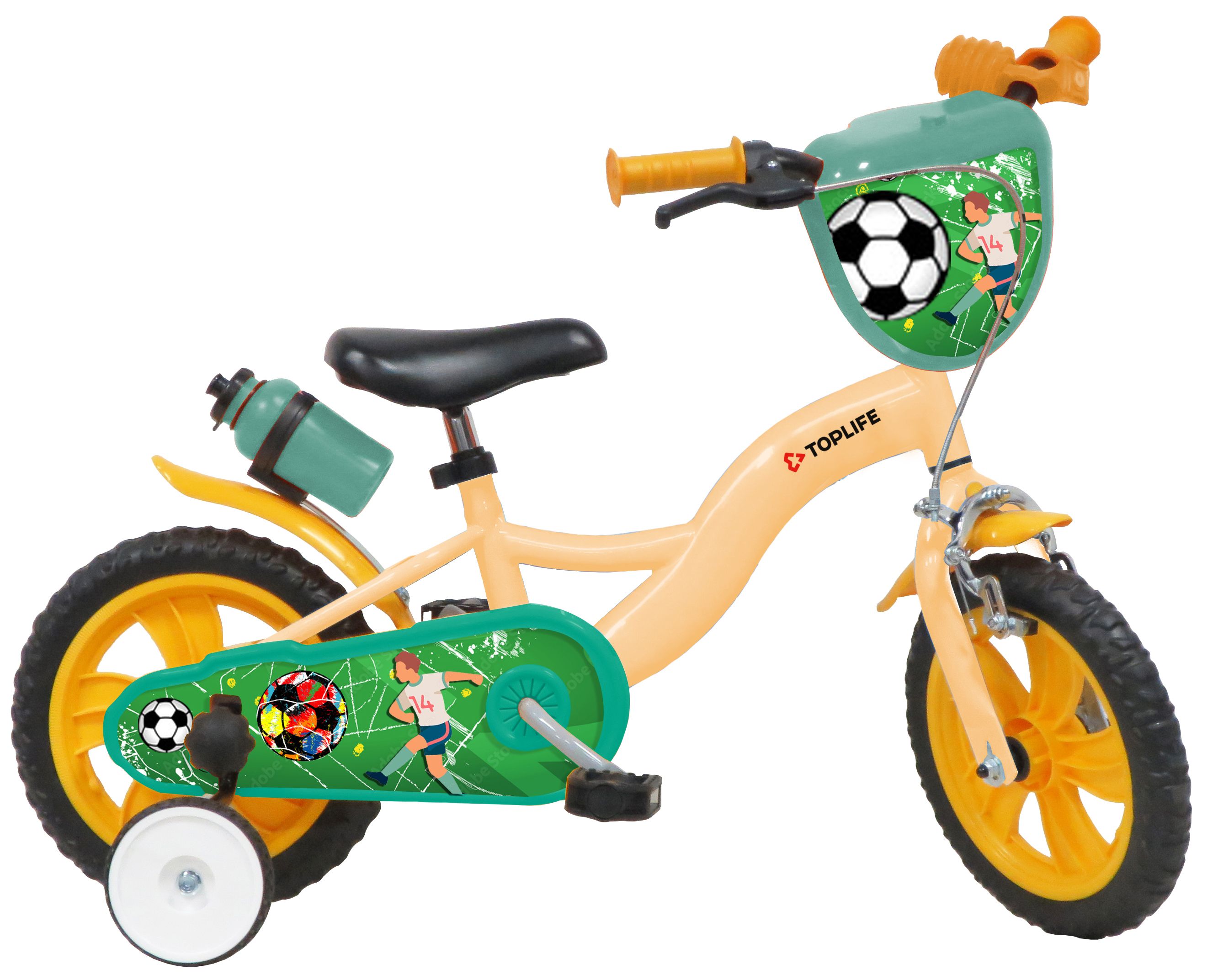 Vélo Kids 14 Garçon Foot TOPLIFE