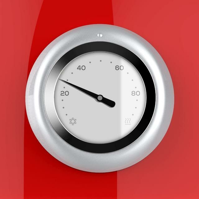 Cecotec Thermosense 420 Bouilloire 1,8 L 2200 W Chrome, Rouge