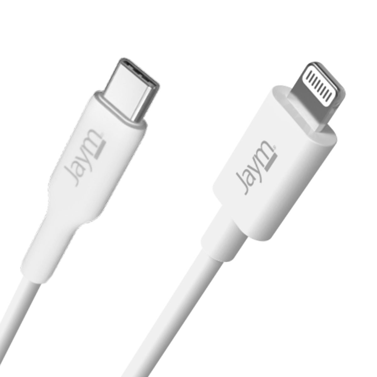 Câble De Charge Et Synchronisation De Donnée Usb-c / Lightning Mfi Pd 3.0 3a 2m Blanc Jaym
