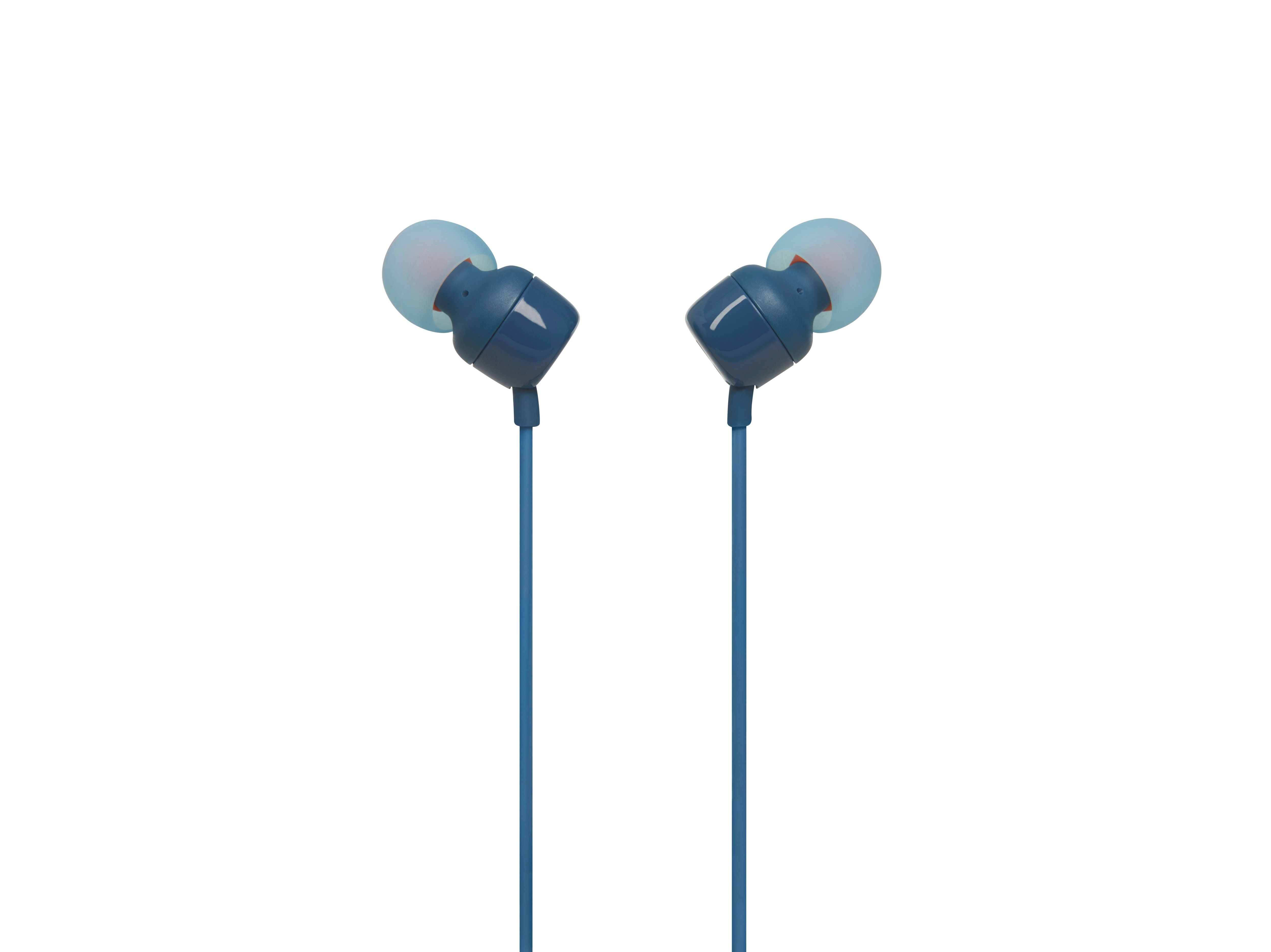 Ecouteurs Intra-auriculaires filaires T110 Bleu JBL
