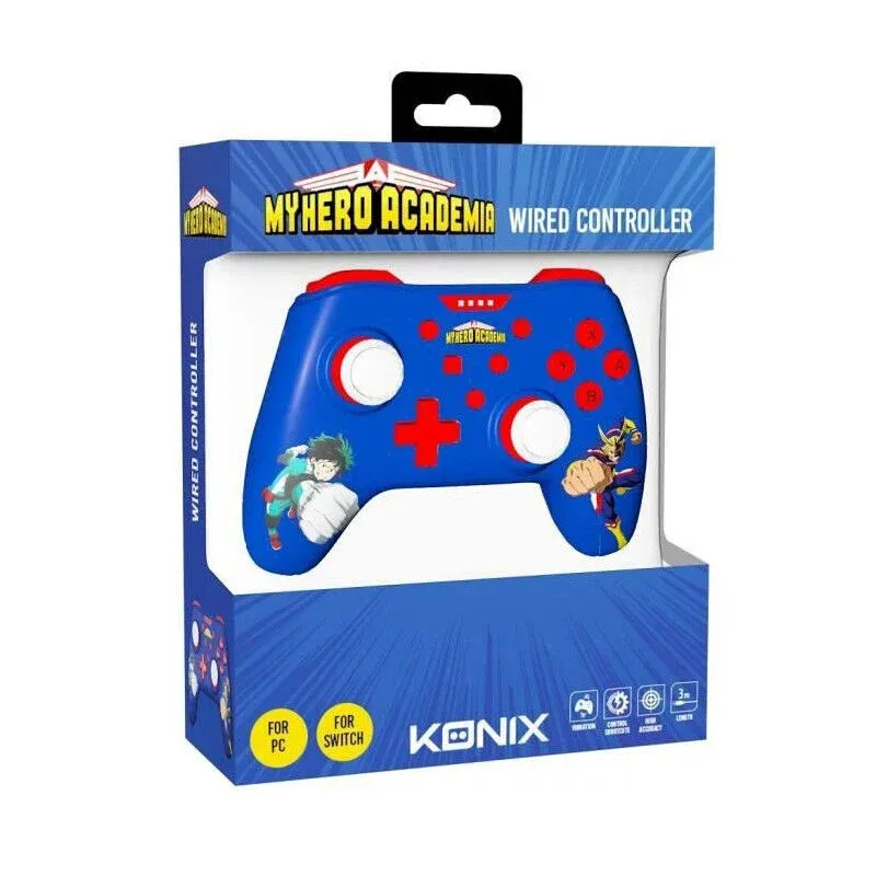 Manette De Jeu - Konix - My Hero Academia - Bleu - Switch