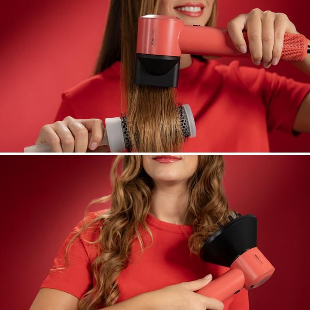 Cecotec Ionicare Rockstar Style Sèche-cheveux 1500 W Noir, Rouge